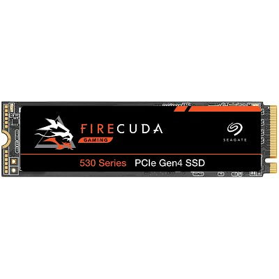 SEAGATE SSD FireCuda 530 500Gb M.2 PCIe Gen4Ч4 NVMe 1.4, Read/Write: 7000/ 3000 MB/s, Random Read/Write IOPS 400K/700K TBW 640