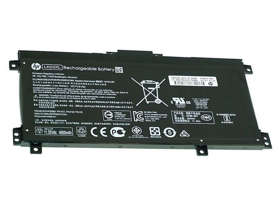Аккумулятор для HP Envy x360 15-bp, 15m-bp, (LK03XL, HSTNN-LB7U, HSTNN-UB7I), 52.5Wh, 4550mAh, 11.55V