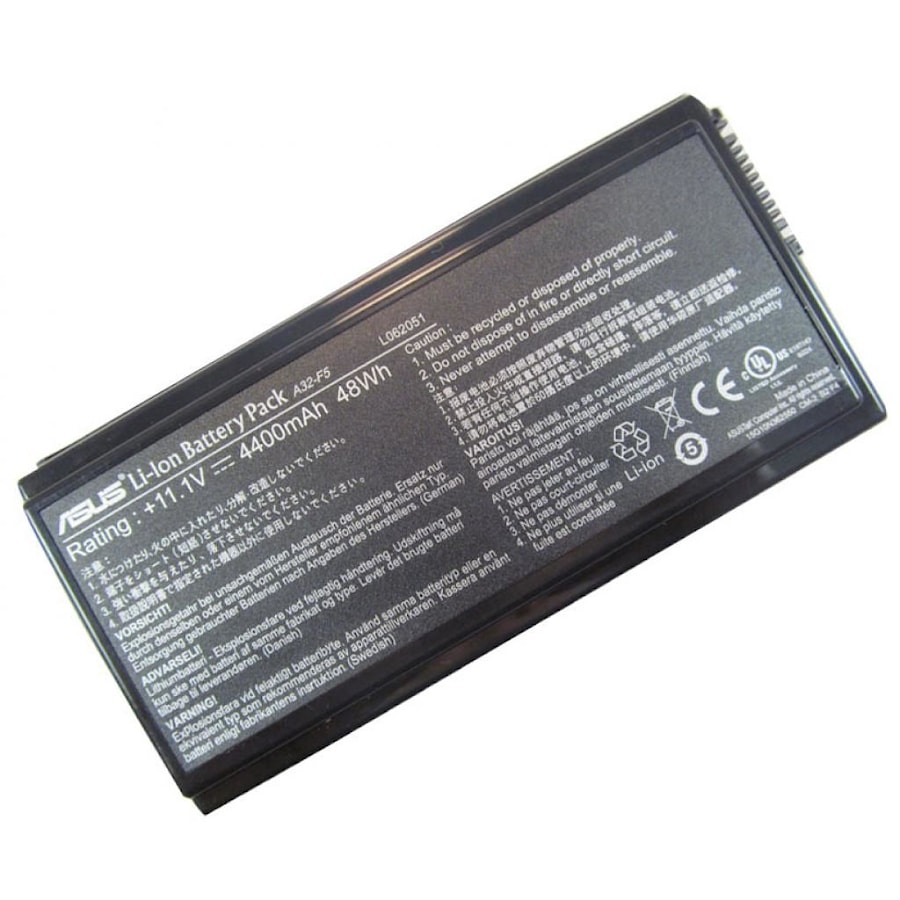 Аккумулятор Asus F5, X5, X50, X58, X59, (A32-F5, 70-NLF1B2000Z), 4400mAh, 11.1V, ORG
