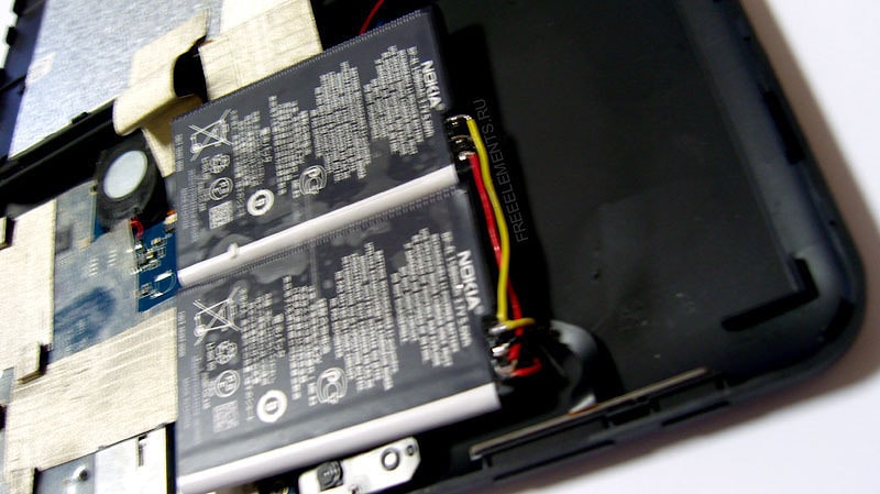 Две банки аккумулятора Планшета