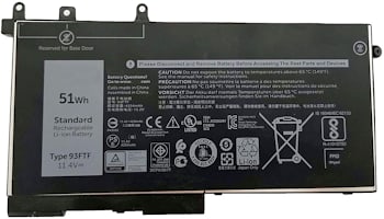 Аккумулятор для Dell Latitude 12-5290, 5280, 5288, 5488, E5288, (93ftf), 51Wh, 11.4V — артикул BAT-DE-96