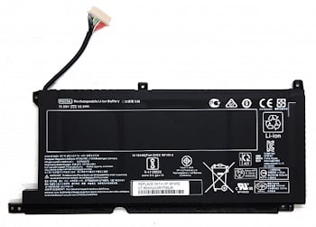 Аккумулятор для HP Pavilion 15-dk (PG03XL, HSTNN-OB1I), 52.5Wh, 4323mAh, 11.55V — артикул BAT-HP-187