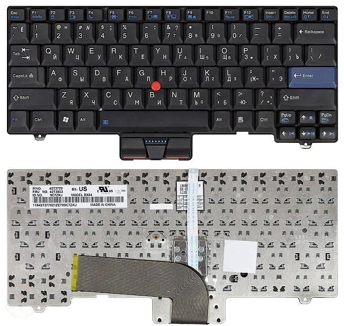 Клавиатура для ноутбука Lenovo IBM ThinkPad SL300, SL400, SL500 черная