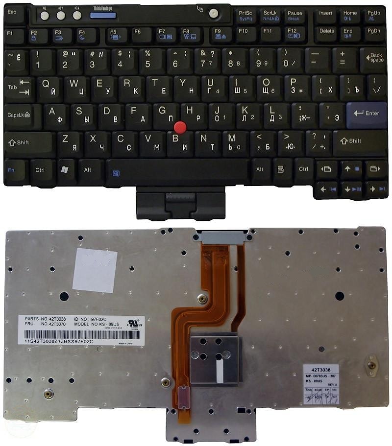 Клавиатура для ноутбука Lenovo ThinkPad X60, X61