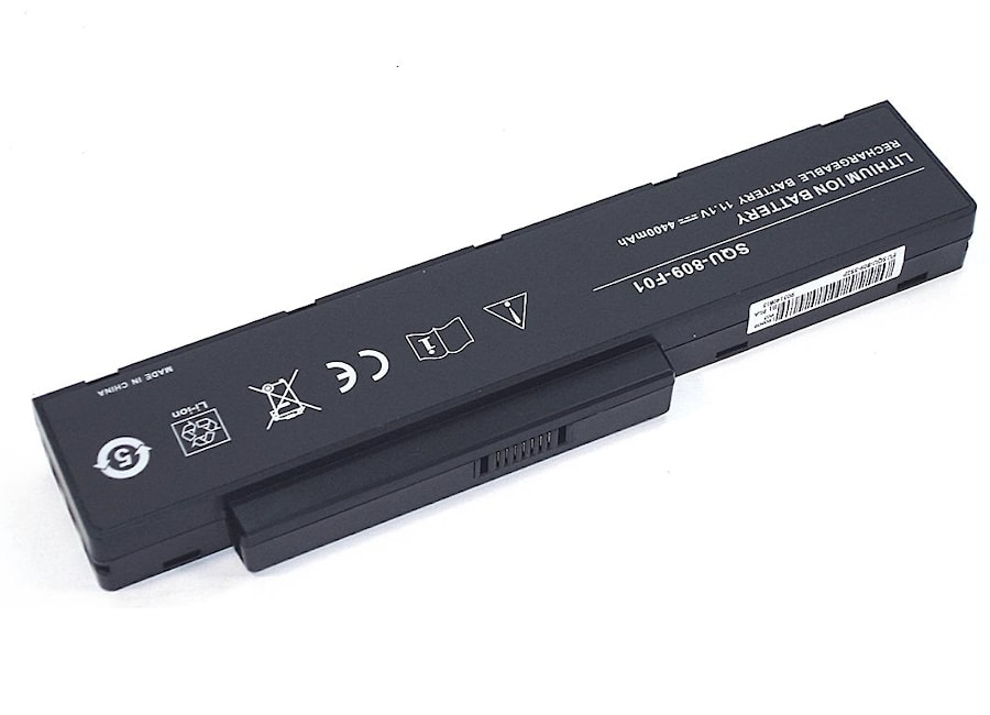 Аккумулятор для Fujitsu Amilo Li3710, Li3910, Pi3560, Pi3660 (SQU-809-F01), 4400mAh, 10.8V, OEM