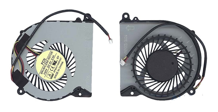 Вентилятор (кулер) для ноутбука Clevo P651SE, P651SG, P650SA, P650SE