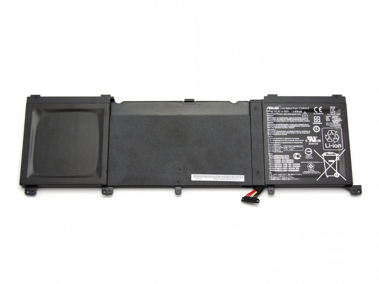 Аккумулятор Asus UX501JW, G501JW, (C32N1415), 8200mAh, 11.4V, черный, ORG  