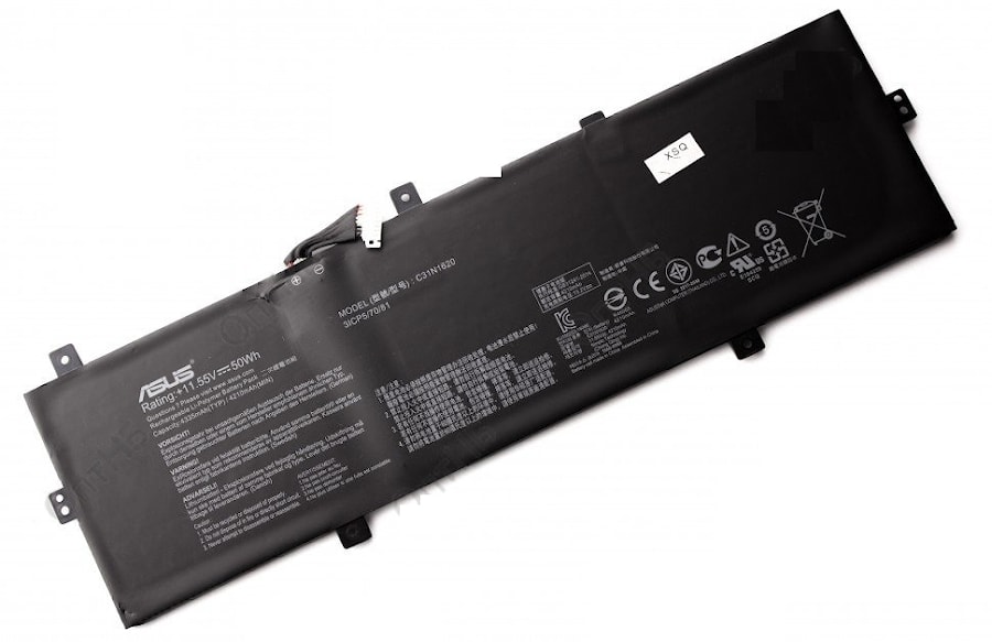Аккумулятор для Asus UX430, RX430, BX430. PU404, U4100, p5340, (C31N1620) ver.1, 50Wh, 4320mAh, 11.55V