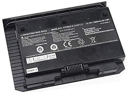 Аккумулятор для Clevo P375BAT-8, P377SM, P375S, 89.21Wh, 5900mAh, 15.12V