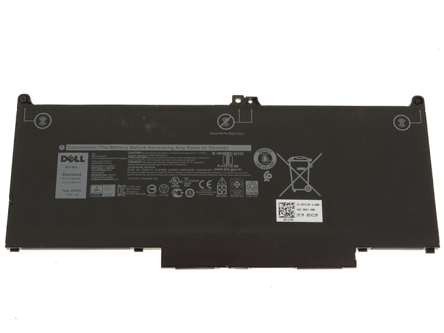 Аккумулятор для Dell Inspiron 13-5300, 13-7300, 13-7400, (Mxv9v), 60Wh, 7500mAh, 7.6V