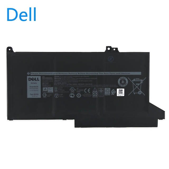 Аккумулятор для Dell Latitude 7280, 7380, 7480, 7390, 7490 (PGFX4, DJ1J0), 42Wh, 11.4V