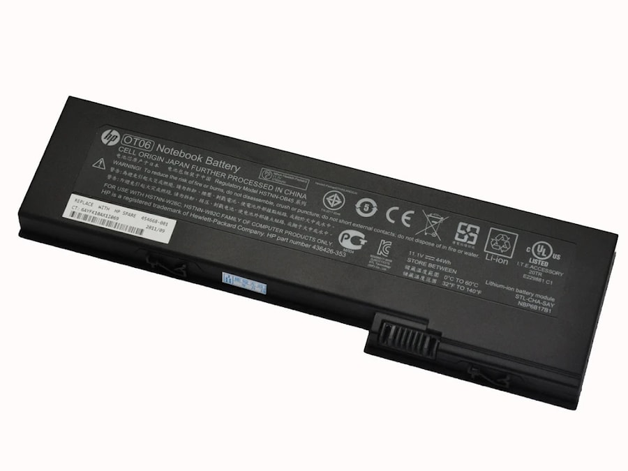 Аккумулятор для HP EliteBook 2730P, 2740P, 2760P, (OT06, HSTNN-IB3D), 4200mAh, 11.1V
