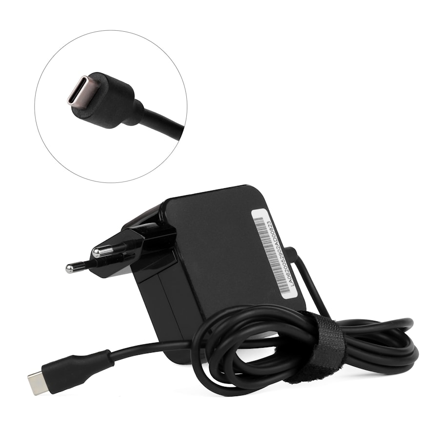 Блок питания (зарядное) TopON для HP 20V 2.25A (Type-C) 45W Без сетевого кабеля.