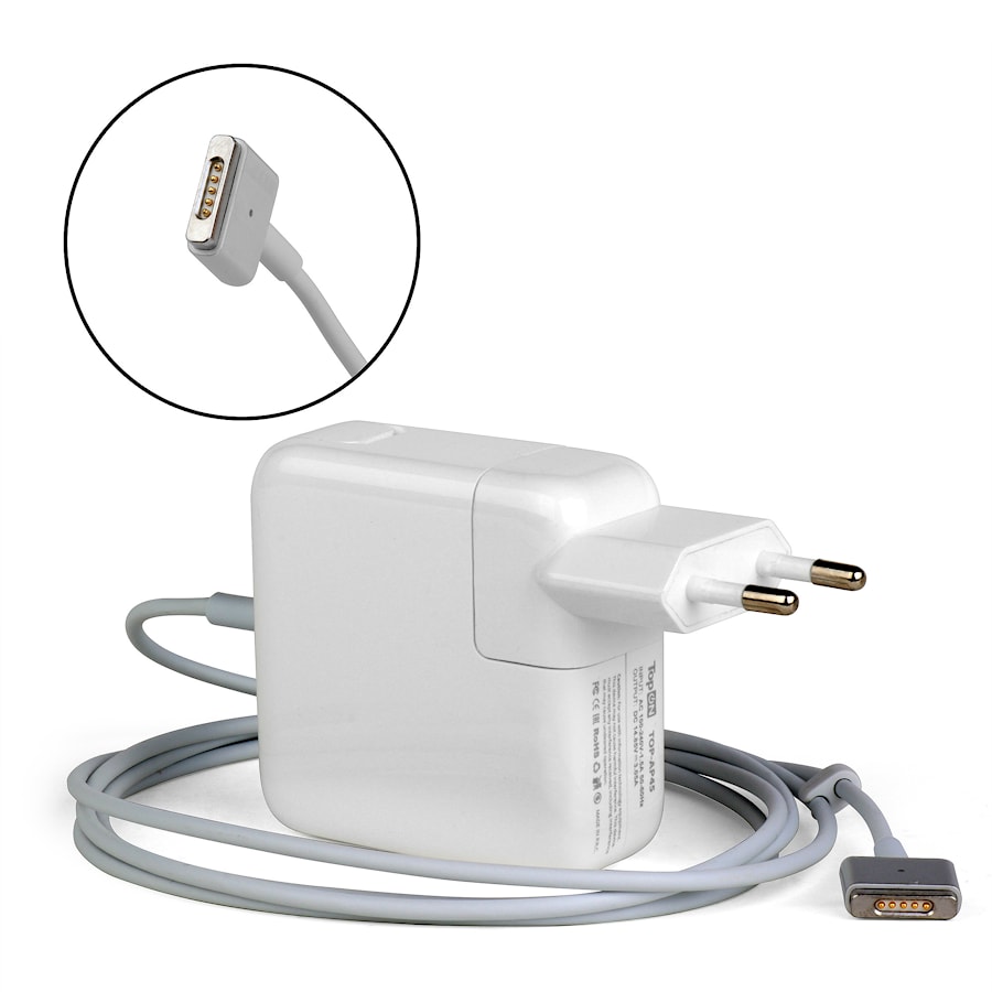 Блок питания (зарядное) TopON для ноутбука Apple 14.85V 3.05A (MagSafe2) 45W A1465, A1466