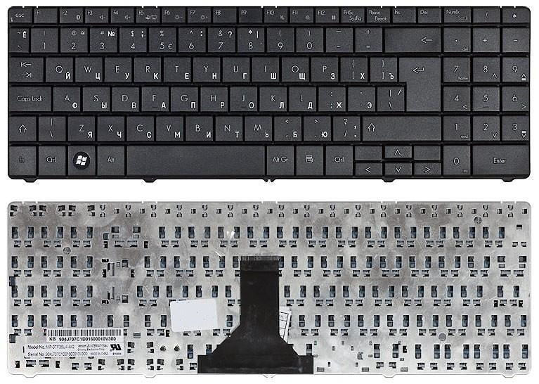 Клавиатура для ноутбука Packard Bell EasyNote ML61, ML65 черная