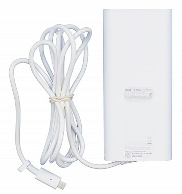 Блок питания (зарядное) Dell Type-C разъем, 130W (20V, 6.5A) без сетевого кабеля, ORG (4 generation type) (белый)