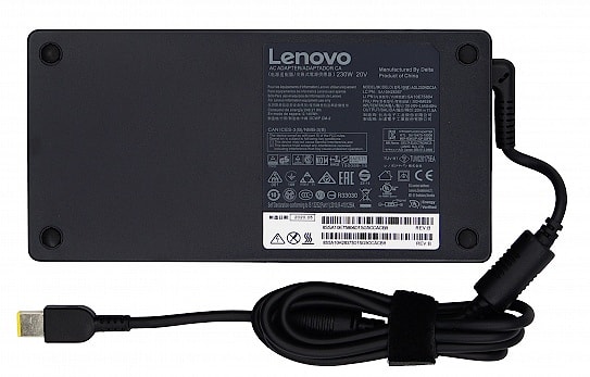 Блок питания (зарядное) Lenovo прямоугольный разъем, 230W (20V, 11.5A) без сетевого кабеля, ORG (slim type)