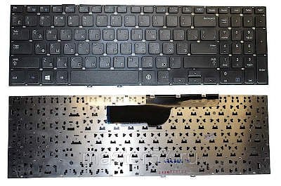 Клавиатура для ноутбука Samsung NP300E4A черная, русская