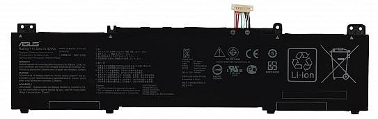 Аккумулятор для Asus Q406D, UX462, UX462D, UX462DA, ZenBook Flip 14 UM462DA (B31N1822), 42Wh, 3645mAh, 11.52V