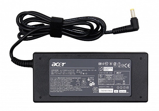 Блок питания (зарядное) Acer 5.5x1.7мм, 135W (19V, 7.1A) без сетевого кабеля