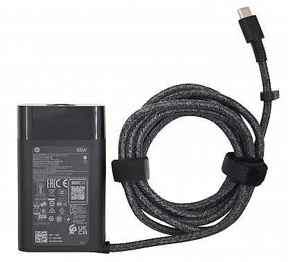 Блок питания (зарядное) HP Type-C, 65W (20V, 3.20A), без сетевого кабеля, ORG (oval shape)
