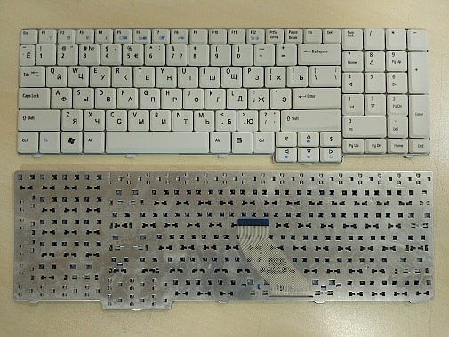 Клавиатура для ноутбука Acer Aspire 7000, 9400, белая