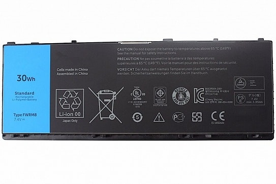 Аккумулятор для Dell Latitude 10 ST2, ST2e (FWRM8), 30Wh, 3850mAh, 7.4V
