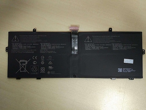 Аккумулятор для Microsoft Surface Laptop Go 1943 (DYNZ02), 39.7Wh, 5235mAh, 7.58V