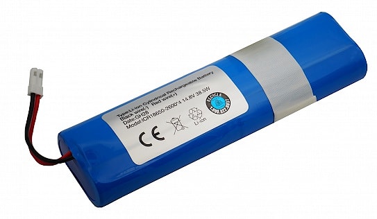 Аккумулятор для пылесоса iLife V50, V55, V5s Pro, V8s, V3s Pro, X750, ZACO V3, V40, V5,GUTREND JOY 95, FUN 120, (18650B4-4S1P-AGX-2), 14.8v, 38.5W