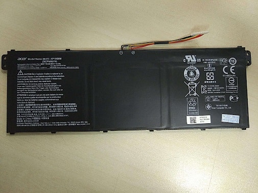 Аккумулятор для Acer Swift 3 SF314-59, TravelMate P4 TMP414-51 (AP19B8M), 55.97Wh, 4821mAh, 11.61V