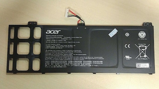Аккумулятор для Acer Travelmate P6 tmp614-51, tmp614-51t-g2 (AP18L4K), 45Wh, 3920mAh, 11.4V