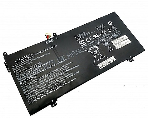 Аккумулятор для HP Spectre x360 13-ae, (CP03XL, HSTNN-LB8E), 60.9Wh, 5275mAh, 11.55V