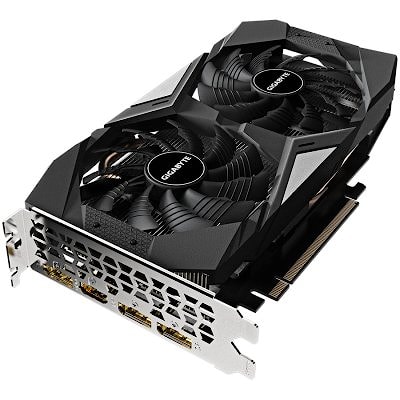 GIGABYTE Video Card NVidia GeForce GTX 1660 Ti OC GDDR6 6GB/192bit, 1800MHz/12000MHz, PCI-E 3.0 x16, HDMI, 3xDP, WINDFORCE 2X Cooler (Double Slot) Bac