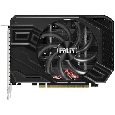 PALIT Video Card NVIDIA GeForce GTX 1660 Ti StormX, 6GB 192bit GDDR6, 1770 / 6000, PCI-E 3, DP, HDMI, DVI, Single Fan, 2 slot, 6