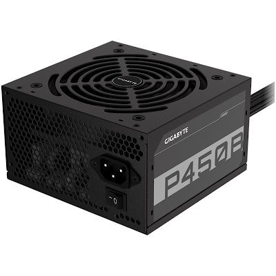 GIGABYTE P450B Power Supply 450W, 80+ Bronze, 120mm HYB fan, EU plug