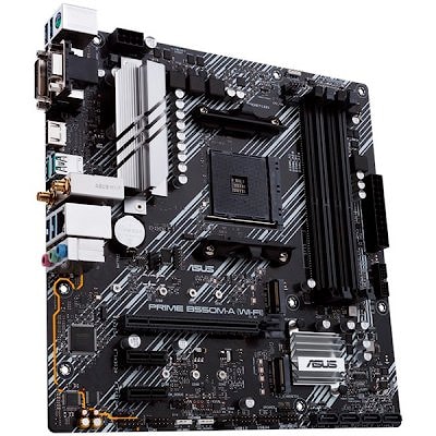 ASUS Main Board Desktop AMD B550, AM4, 4xDDR4, HDMI/D-Sub/DVI, 1 x PCIe x16, 2 x PCIe x1, 2x M.2, 4 x SATA, LAN RTL8111H , Audio ALC887 , mATX