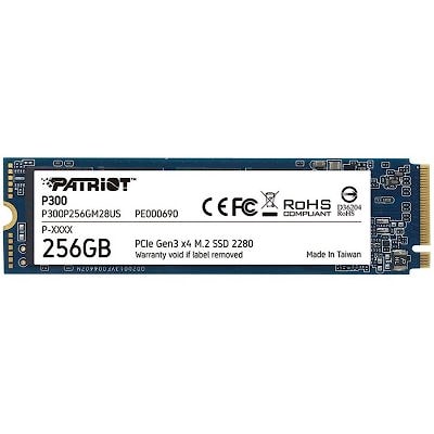 PATRIOT P300 256GB SSD, M.2 2280, PCIe, Read/Write: 1700 / 1100 MB/s EAN: 814914026519