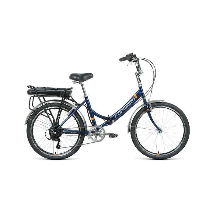 Electric Bicycles FORWARD RIVIERA 24 E-250 (24" 6 sp. size 16") 2022, navy blue, REB22FW24681