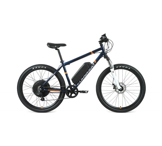 Electric Bicycles FORWARD CYCLONE PLUS 26 2.0 disc 500w (26" 7 sp. size 17") 2020-2021, navy blue, 1BKW1E167003