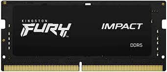 Kingston DRAM 8GB 4800MT/s DDR5 CL38 SODIMM FURY Impact EAN: 740617326178