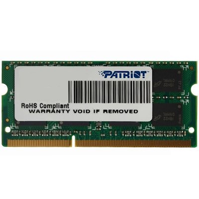 Patriot SL DDR3 8GB 1600MHz SODIMM EAN: 815530013273, S