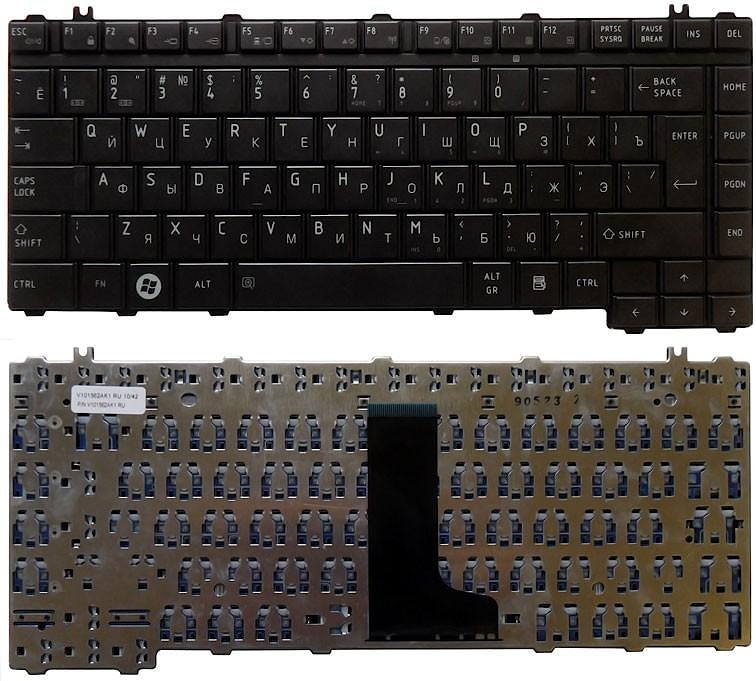 Клавиатура для ноутбука Toshiba Satellite A200, A205, A300, A305, A400, A405, M200, M205, M300, M305, L200, L300, L305, L300D, L305D, L455, L450, L450