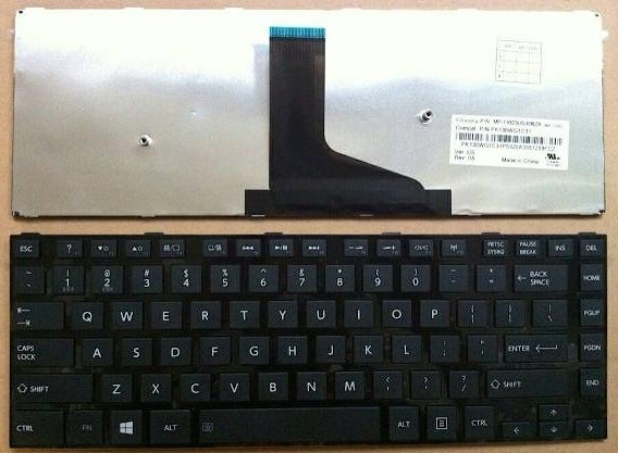 Клавиатура для ноутбука Toshiba Satellite L40-A, L40-SP, L40D-A, L40DT-A, L45-A, L45D-A, L45T-A черная, с рамкой