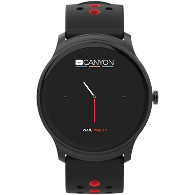 CANYON Oregano SW-81 Smart watch, 1.3inches IPS full touch screen, Alloy+plastic body,IP68 waterproof, multi-sport mode with swimming mode, compatibil