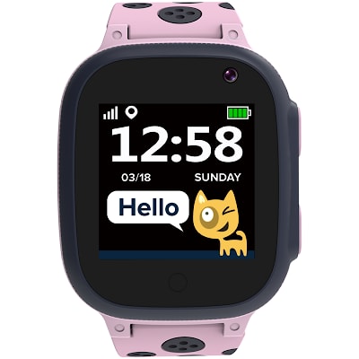 CANYON Sandy KW-34, Kids smartwatch, 1.44 inch colorful screen, GPS function, Nano SIM card, 32+32MB, GSM(850/900/1800/1900MHz), 400mAh battery, compa
