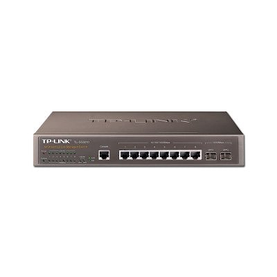 TP-Link TL-SG3210 8-port L2 Managed Switch,8 x 10/100/1000Mbps RJ45 ports + 2 Gigabit SFP slots,Port/Tag/MAC/Protocol-based VLAN,GVRP,STP/RSTP/MSTP,IG