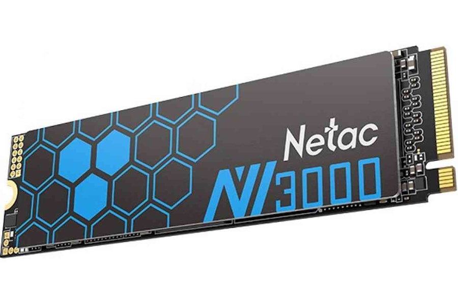 Netac NV3000 PCIe 3 x4 M.2 2280 NVMe 3D NAND SSD 500GB, R/W up to 3100/2100MB/s, with heat sink, EAN: 6926337234328