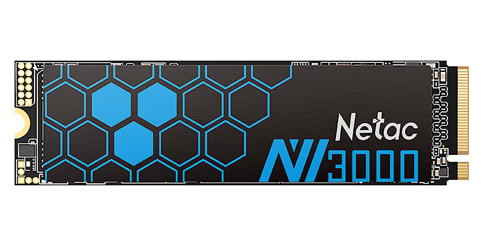 Netac NV3000 PCIe 3 x4 M.2 2280 NVMe 3D NAND SSD 250GB, R/W up to 3000/1400MB/s, with heat sink, EAN: 6926337234311, S