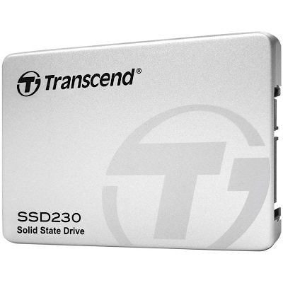 TRANSCEND 230S 512GB SSD, 2,5” 7mm, SATA 6Gb/s, Read/Write: 560 / 520 MB/s, Aluminum case