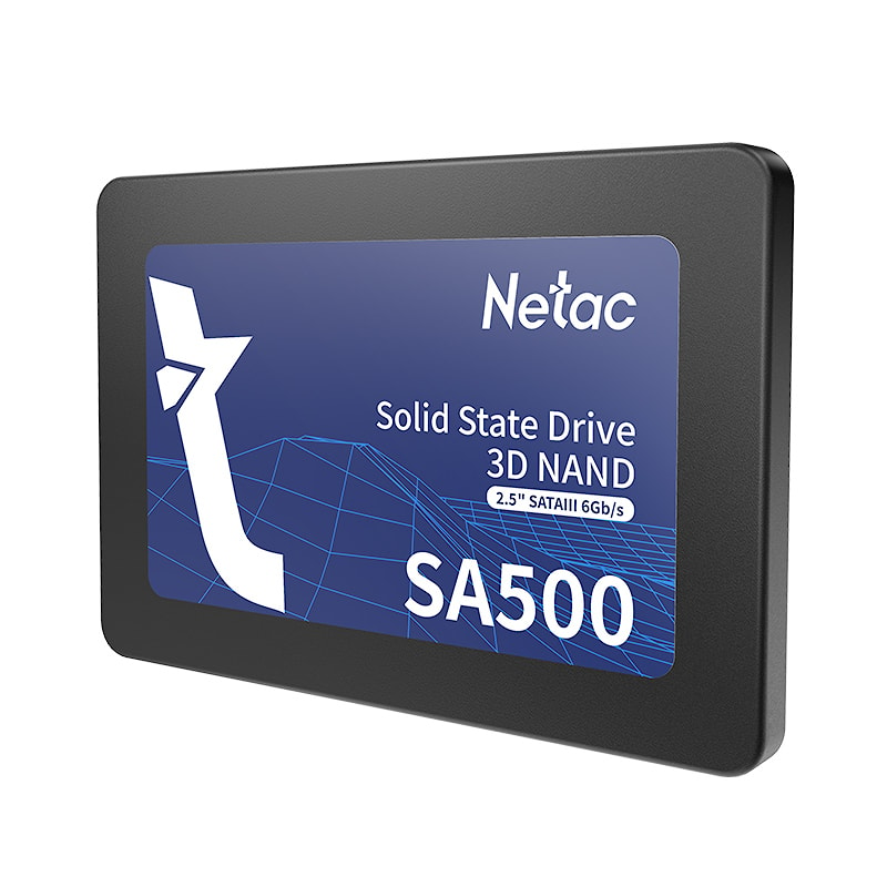 Netac SA500 2.5 SATAIII 3D NAND SSD 512GB, R/W up to 520/450MB/s, EAN: 6926337235721